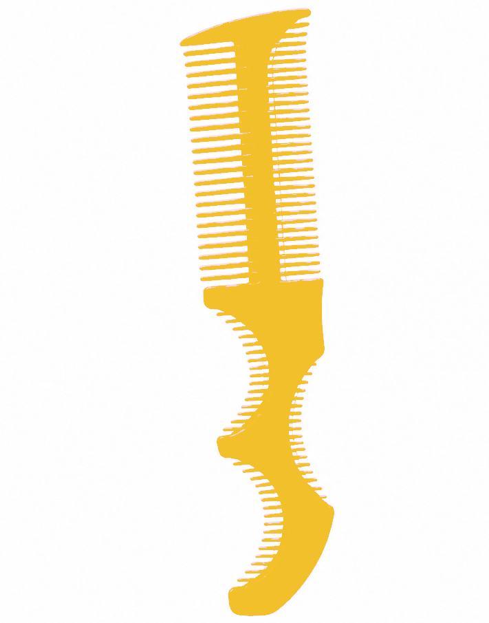 CurveLine Beard Pro Amarelo